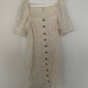 Free People white summer dress